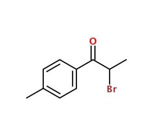 2-Bromo-4&prime;-methylpropiophenone (CAS 1451-82-7) - chemical structure image