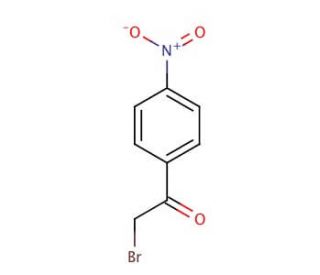 2-Bromo-4&prime;-nitroacetophenone (CAS 99-81-0) - chemical structure image