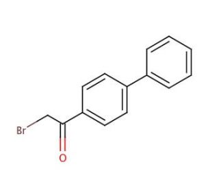 2-Bromo-4&prime;-phenylacetophenone (CAS 135-73-9) - chemical structure image