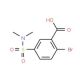 2-bromo-5-[(dimethylamino)sulfonyl]benzoic acid (CAS 3285-51-6) - chemical structure image