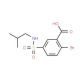 2-bromo-5-[(isobutylamino)sulfonyl]benzoic acid - chemical structure image