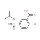 2-bromo-5-[(isopropylamino)sulfonyl]benzoic acid - chemical structure image