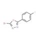 2-bromo-5-(4-fluorophenyl)-1,3,4-oxadiazole - chemical structure image