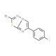 2-bromo-5-(4-fluorophenyl)imidazo[2,1-b][1,3,4]thiadiazole - chemical structure image