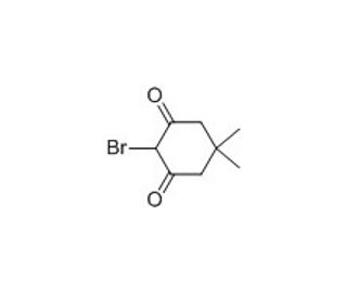 2-Bromo-5,5-dimethyl-1,3-cyclohexanedione (CAS 1195-91-1) - chemical structure image