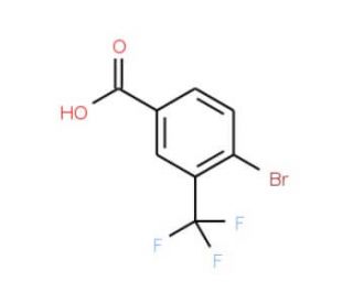 2-Bromo-5-carboxybenzotrifluoride (CAS 161622-14-6) - chemical structure image