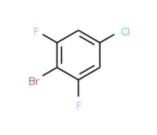2-Bromo-5-chloro-1,3-difluorobenzene (CAS 883546-16-5) - chemical structure image