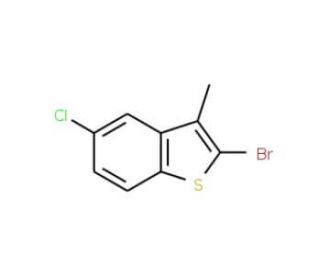2-Bromo-5-chloro-3-methylbenzo(b)thiophene (CAS 175203-60-8) - chemical structure image