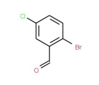 2-Bromo-5-chlorobenzaldehyde (CAS 174265-12-4) - chemical structure image