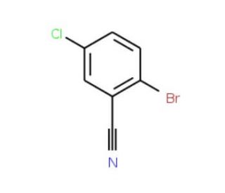 2-Bromo-5-chlorobenzonitrile (CAS 57381-37-0) - chemical structure image