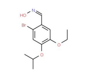 2-Bromo-5-ethoxy-4-isopropoxybenzaldehyde oxime - chemical structure image