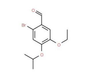 2-Bromo-5-ethoxy-4-isopropoxybenzaldehyde - chemical structure image