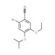 2-Bromo-5-ethoxy-4-isopropoxybenzonitrile - chemical structure image
