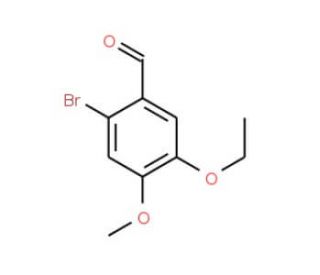 2-Bromo-5-ethoxy-4-methoxybenzaldehyde - chemical structure image