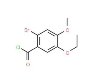 2-bromo-5-ethoxy-4-methoxybenzoyl chloride - chemical structure image