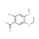 2-bromo-5-ethoxy-4-methoxybenzoyl chloride - chemical structure image