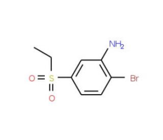 2-Bromo-5-(ethylsulfonyl)aniline - chemical structure image