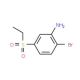 2-Bromo-5-(ethylsulfonyl)aniline - chemical structure image