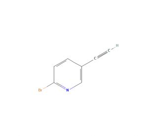 2-Bromo-5-ethynylpyridine (CAS 569672-28-2) - chemical structure image