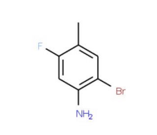 2-Bromo-5-fluoro-4-methylaniline (CAS 202865-78-9) - chemical structure image
