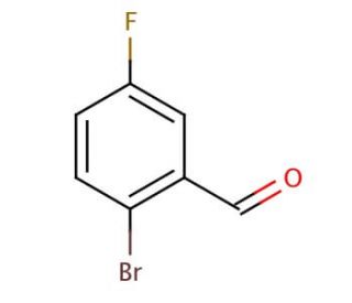 2-Bromo-5-fluorobenzaldehyde (CAS 94569-84-3) - chemical structure image