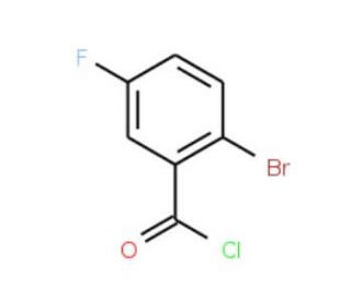 2-Bromo-5-fluorobenzoyl chloride (CAS 111771-13-2) - chemical structure image