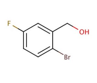 2-Bromo-5-fluorobenzyl alcohol (CAS 202865-66-5) - chemical structure image
