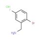 2-Bromo-5-fluorobenzylamine hydrochloride (CAS 202865-67-6) - chemical structure image