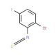 2-bromo-5-fluorophenyl isothiocyanate (CAS 1027513-65-0) - chemical structure image