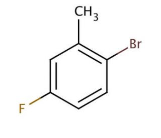 2-Bromo-5-fluorotoluene (CAS 452-63-1) - chemical structure image