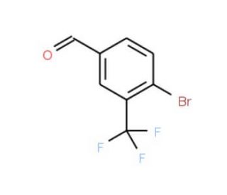 2-Bromo-5-formylbenzotrifluoride (CAS 34328-47-7) - chemical structure image