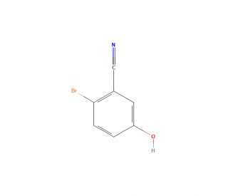 2-Bromo-5-hydroxybenzonitrile (CAS 189680-06-6) - chemical structure image