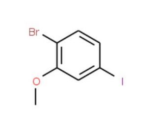2-Bromo-5-iodoanisole (CAS 755027-18-0) - chemical structure image