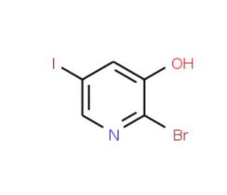 2-Bromo-5-iodopyridin-3-ol - chemical structure image