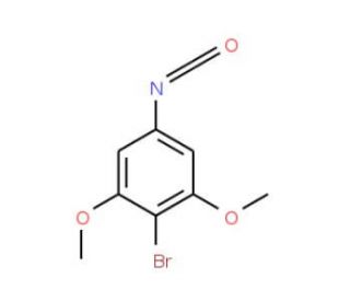2-bromo-5-isocyanato-1,3-dimethoxybenzene - chemical structure image