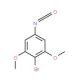 2-bromo-5-isocyanato-1,3-dimethoxybenzene - chemical structure image
