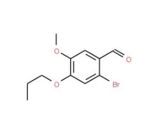 2-Bromo-5-methoxy-4-propoxybenzaldehyde - chemical structure image