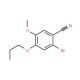 2-Bromo-5-methoxy-4-propoxybenzonitrile - chemical structure image