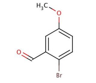 2-Bromo-5-methoxybenzaldehyde (CAS 7507-86-0) - chemical structure image