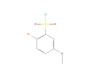2-Bromo-5-methoxybenzenesulphonyl chloride (CAS 179251-57-1) - chemical structure image