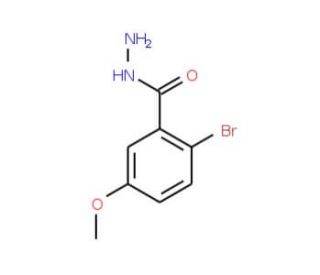 2-Bromo-5-methoxybenzohydrazide (CAS 112584-40-4) - chemical structure image