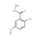 2-Bromo-5-methoxybenzohydrazide (CAS 112584-40-4) - chemical structure image