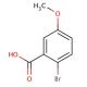 2-Bromo-5-methoxybenzoic acid (CAS 22921-68-2) - chemical structure image