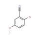 2-Bromo-5-methoxybenzonitrile (CAS 138642-47-4) - chemical structure image