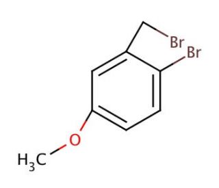 2-Bromo-5-methoxybenzyl bromide (CAS 19614-12-1) - chemical structure image