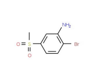 2-Bromo-5-methylsulfonylaniline - chemical structure image