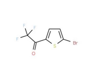 2-Bromo-5-trifluoroacetylthiophene (CAS 34773-51-8) - chemical structure image