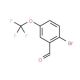 2-bromo-5-(trifluoromethoxy)benzaldehyde (CAS 505084-61-7) - chemical structure image