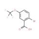 2-Bromo-5-(trifluoromethoxy)benzoic acid (CAS 403646-48-0) - chemical structure image