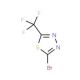 2-Bromo-5-(trifluoromethyl)-1,3,4-thiadiazole (CAS 37461-61-3) - chemical structure image
